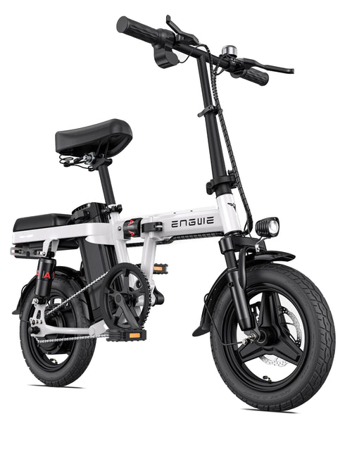 ENGWE T14 350W 20 MPH Bicicleta eléctrica de viaje compacta y plegable